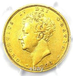 1825 Gold Britain England George IV Gold Sovereign Coin 1S PCGS XF Detail (EF)