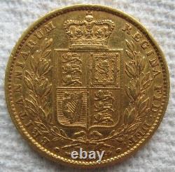 1849 Great Britain Gold Sovereign Shield Type