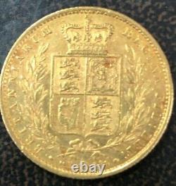 1854 Great Britain Gold Sovereign