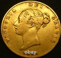 1855 Great Britain UK Half Sovereign Gold Coin