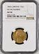 1863 Great Britain Gold Sovereign Ngc Au-50 No Die Number