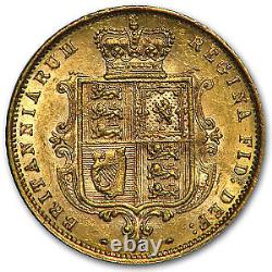 1870 Great Britain Gold 1/2 Sovereign Victoria AU (Die#70) SKU#45008