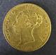 1871 Great Britain 1/2 Sovereign Gold Coin, Victoria - Km #735.2