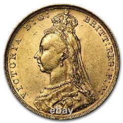 1887-1892 Great Britain Gold Sovereign Victoria Jubilee Avg Circ SKU #69811