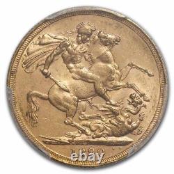 1890 Great Britain Gold Sovereign Victoria Jubilee AU-58 PCGS SKU#272410