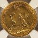 1901 Great Britain 1 Gold Sovereign Ngc Au53
