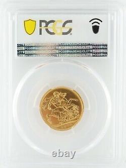 1902 1 Sovereign Matte Great Britain Gold Coin PCGS PR62