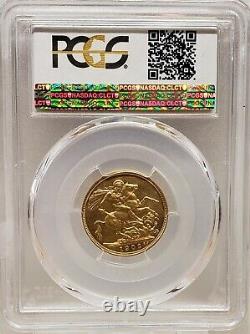 1902 Great Britain 1 Sovereign Edward VII Gold MATTE Proof PCGS graded PR61
