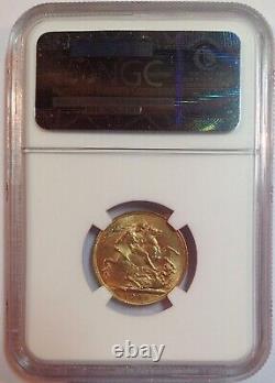 1904 Great Britain Sovereign, Gold, NGC AU 58, Edward VII