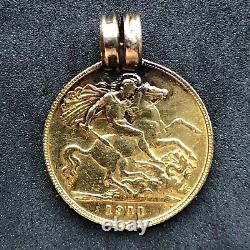 1911 Great Britain. 9167 Gold 1/2 Sovereign Coinrarefree Shippingl@@k