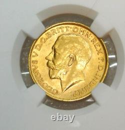 1911 Great Britain Gold Sovereign NGC AU58 Superb Luster Just Graded PQ #A703