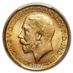 1912 Great Britain Gold Sovereign George V MS-63 PCGS