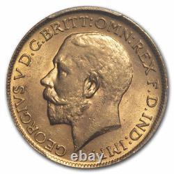1913 Great Britain Gold Sovereign George V MS-63 PCGS SKU#287368