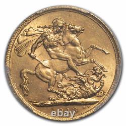 1913 Great Britain Gold Sovereign George V MS-63 PCGS SKU#287368