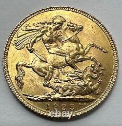 1925 United Kingdom Great Britain 1 Sovereign King George V Gold Coin