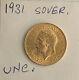 1931 Great Britain George-v Gold Sovereign Coin