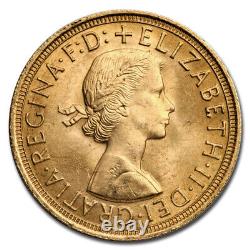 1957 Great Britain Gold Sovereign Elizabeth II BU SKU#218009