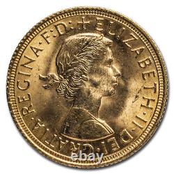 1962 Great Britain Gold Sovereign Elizabeth II BU SKU#212960