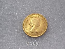 1965 Gold Sovereign coin Great Britain Elizabeth II UNC / MS+++ KM#908