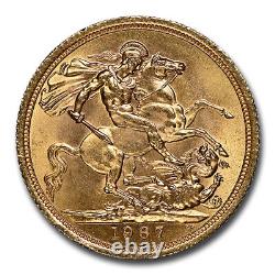 1967 Great Britain Gold Sovereign MS-64 NGC SKU#248991