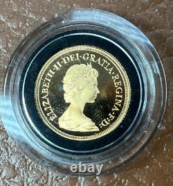 1979 Great Britain Proof Gold Sovereign withCase. 2355oz AGW 7.9881g
