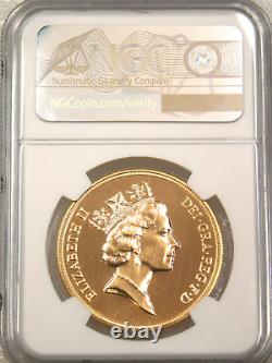1986 Great Britain GOLD 5 SOVEREIGN NGC MS69DPL Deep Mirror Just Graded #C294