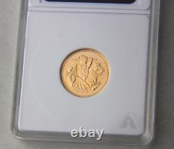 2005 Great Britain 1/2 Sovereign ANACS MS68