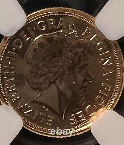 2009 Great Britain 1/4 Sovereign Gold NGC MS70