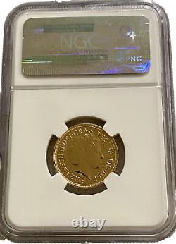 2013I India GOLD Sovereign. NGC MS69. Great Luster Beautiful Coin. India Mint