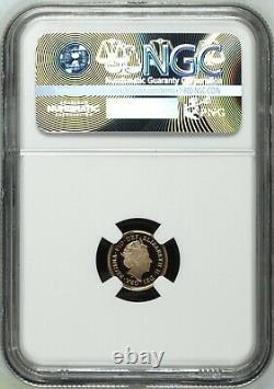 2015 Great Britain Gold Proof Quarter Sovereign. NGC PF70 UCAM First 550 1/4SOV