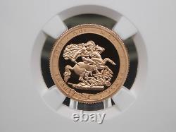 2017 Great Britian GOLD 1 Sovereign 200th Anniversary PISTRUCCI NGC PF70UC #067A