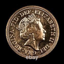 2018 Great Britain Gold Sovereign Queen Elizabeth II 0.2355 AGW G2566