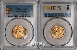 Great Britain 1821 George IV Gold Sovereign PCGS MS-62 Superb luster