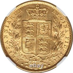 Great Britain 1852 Victoria Gold Sovereign NGC MS-60