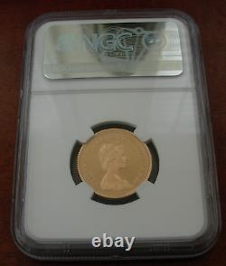 Great Britain 1979 Gold 1 Sovereign Pound NGC PF69UC