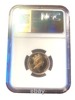 Great Britain 1987 Gold 1 Sovereign Pound NGC PF70UC