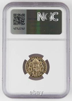 Great Britain 1989 1/2 Half Sovereign Gold Proof Coin NGC PF69 500th Anniversary