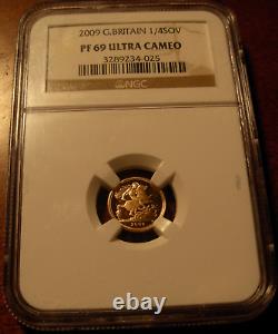 Great Britain 2009 Gold 1/4 Sovereign NGC PF69UC