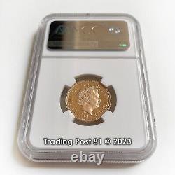 Great Britain 2009 Gold Sovereign 4th Portrait of HM QE II NGC Proof 70 UC