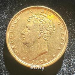Rare Great Britian George IV Full Sovereign Incredible Coin