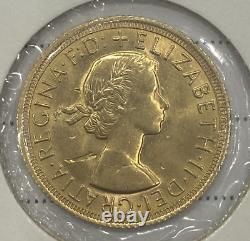 UK 1967 Gold sovereign Coin Great Britain Elizabeth II